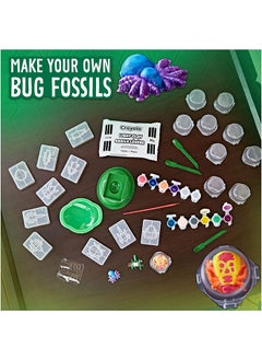 Crayola Critter Creator - Fossil Kit, Metallic Clay Art Kit with Paint And Fossil Molds, STEM System, 7+ Yrs  - Image 3
