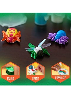 Crayola Critter Creator - Fossil Kit, Metallic Clay Art Kit with Paint And Fossil Molds, STEM System, 7+ Yrs  - Image 5