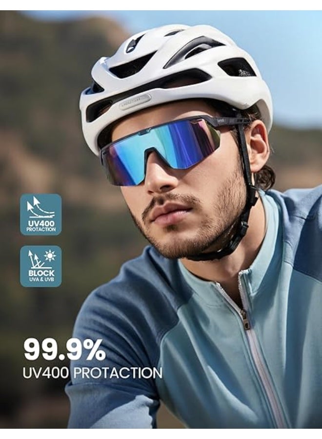 Lamicall Polarized Sports Sunglasses for Men Women, UV400 Protection, Ultralight 24g - Image 5