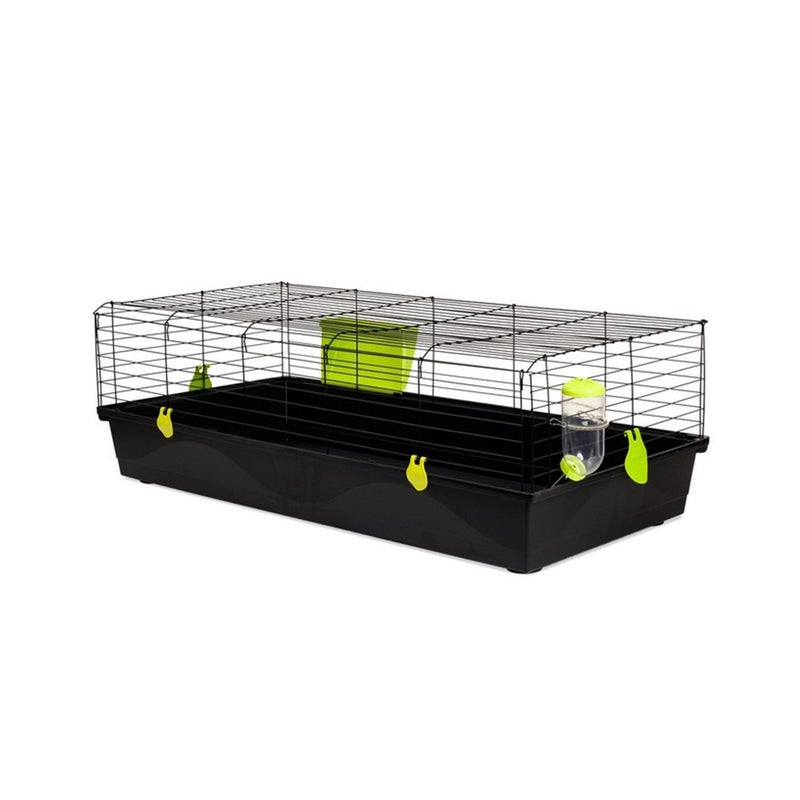 Voltrega Rabbit Cage 527, Black, 120L x 59W x 40H cm