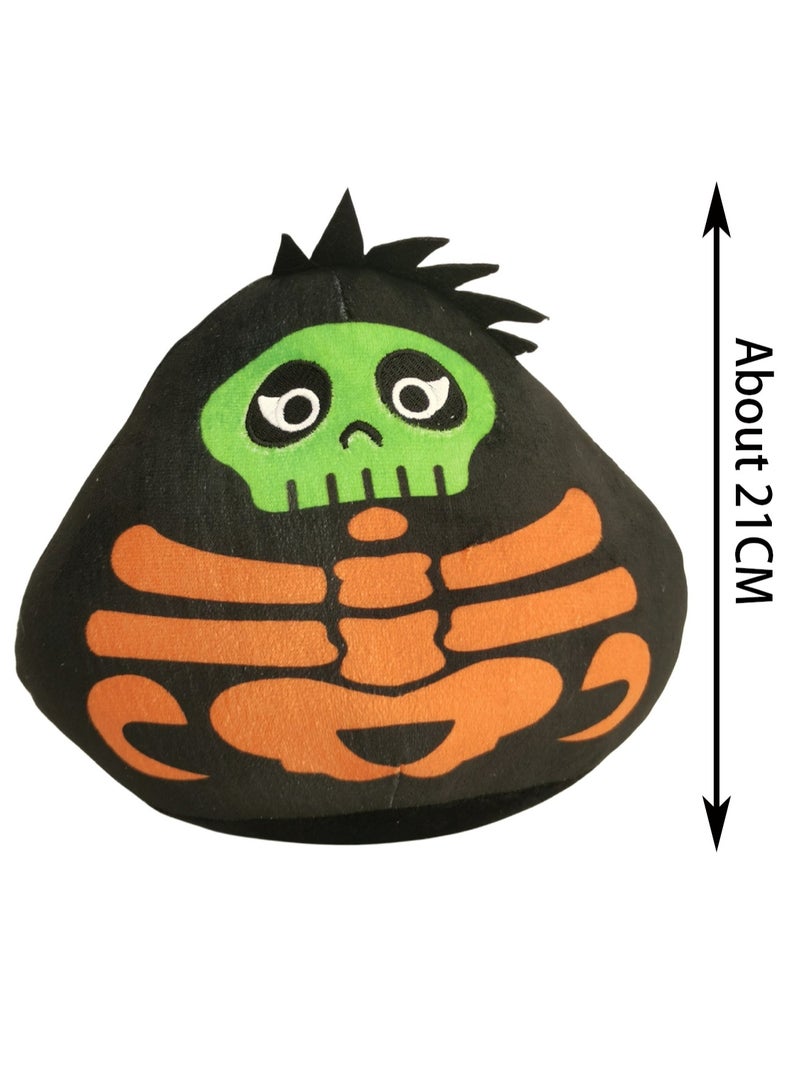 21cm Orange Green Alien Plush Toy, Cute Animal Plush Toy Doll, Alien Plush Animal Doll Soft Plush Toy Birthday Gift - Image 2