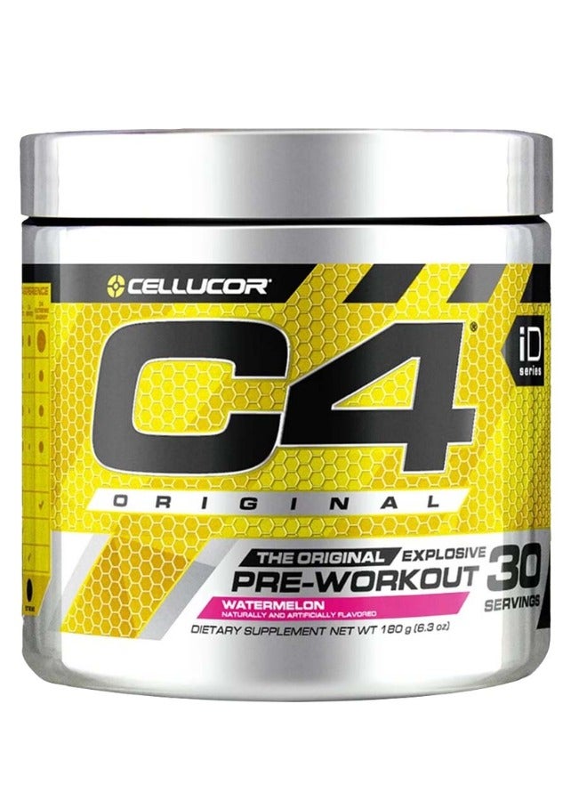 C4 Original Explosive Pre-Workout، نكهة البطيخ، 30 وجبة