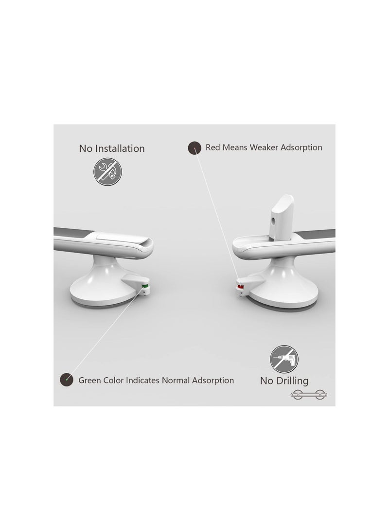 Y&D Handicap Grab Bars, for Bathtubs and Showers, 12 inch Bars Bathroom with Indicators, Suction Cup Shower Handle Elderly, Balance Assist Safety Bath Bar(1Pack) - Image 3