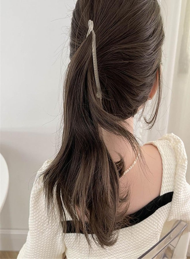 Arvintas 8 PCS Small Banana Clips Hair for Thin Fine Hair Matte Banana Hair Clips for Women Strong Holder Cute Non-slip Ponytail Bun Holder Hair Accessories for Women Girls - Image 3