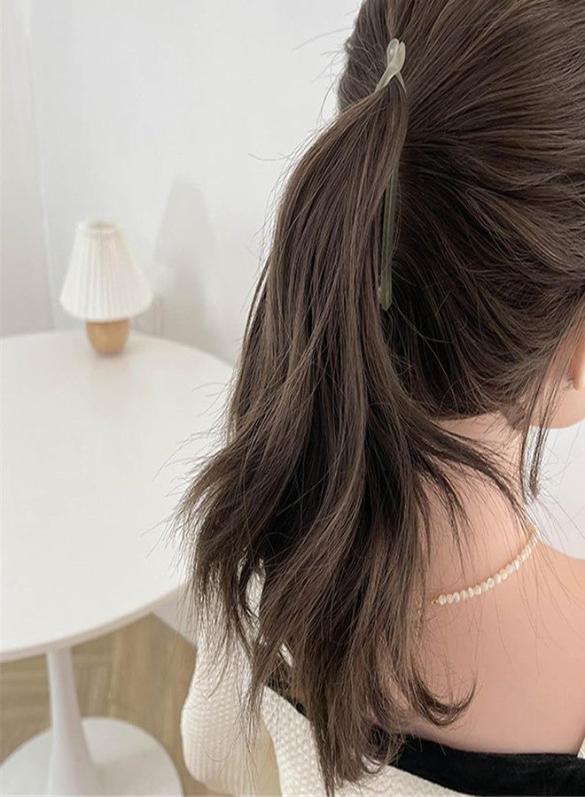 Arvintas 8 PCS Small Banana Clips Hair for Thin Fine Hair Matte Banana Hair Clips for Women Strong Holder Cute Non-slip Ponytail Bun Holder Hair Accessories for Women Girls - Image 4
