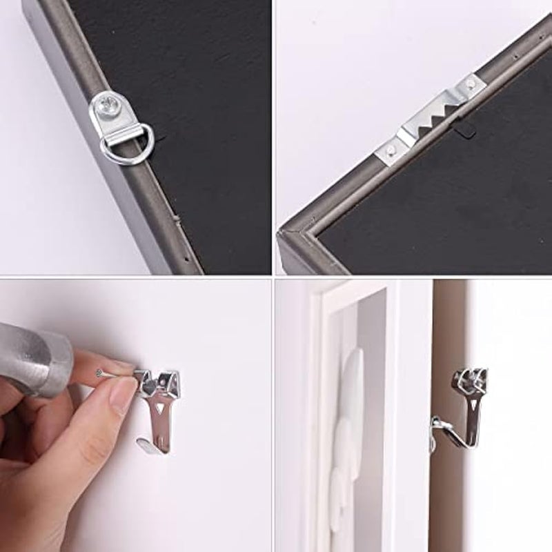 - Picture Hanging Kit, 220pc, Picture Hangers, Nails for Hanging Pictures, Wall Hangers, Picture Hanging, Picture Hanging Hooks, Frame Hanging Hardware, Picture Hooks, Wall Hanging Kit - Image 5