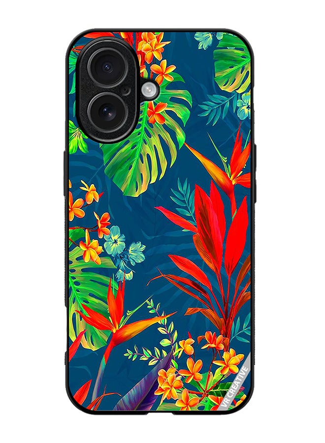 Protective Case Cover For Apple iPhone 17 Flower Design Multicolour