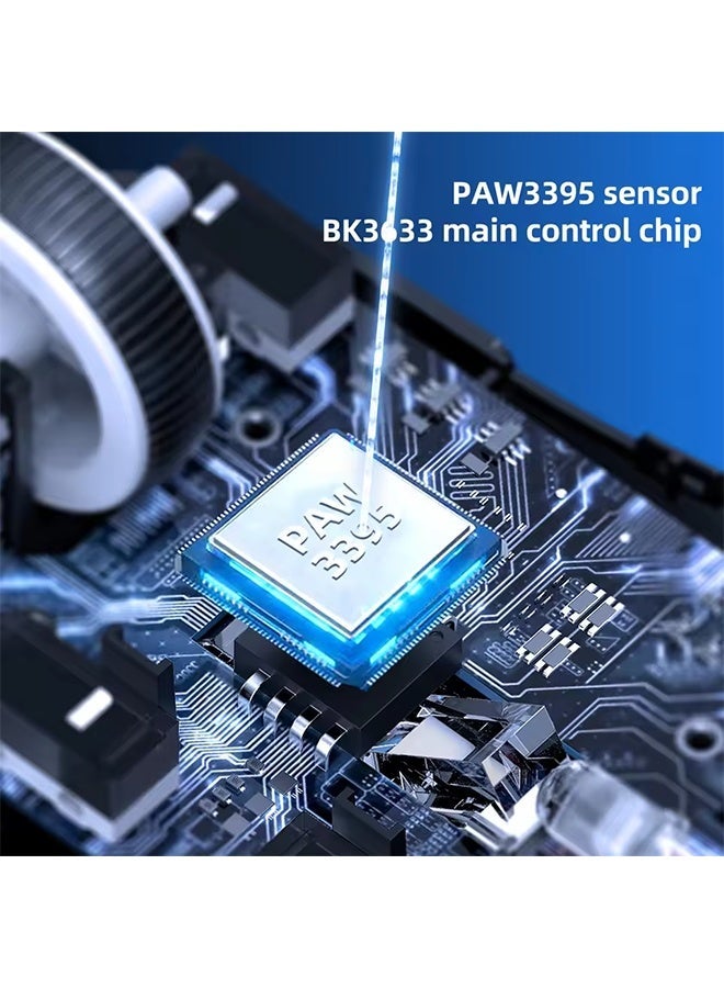 AULA SC610 Pro Wireless Gaming Mouse PAW3395 26000DPI RGB Charging Dock 3-Mode Bluetooth/2.4G/USB-C Ergonomic E-sports Mouse - Image 3