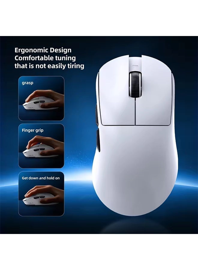 AULA SC610 Pro Wireless Gaming Mouse PAW3395 26000DPI RGB Charging Dock 3-Mode Bluetooth/2.4G/USB-C Ergonomic E-sports Mouse - Image 4