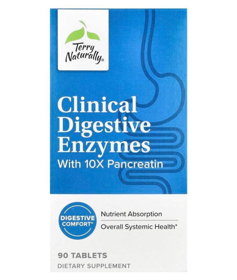 Terry Naturally Clinical Digestive Enzymes  90 Tablets