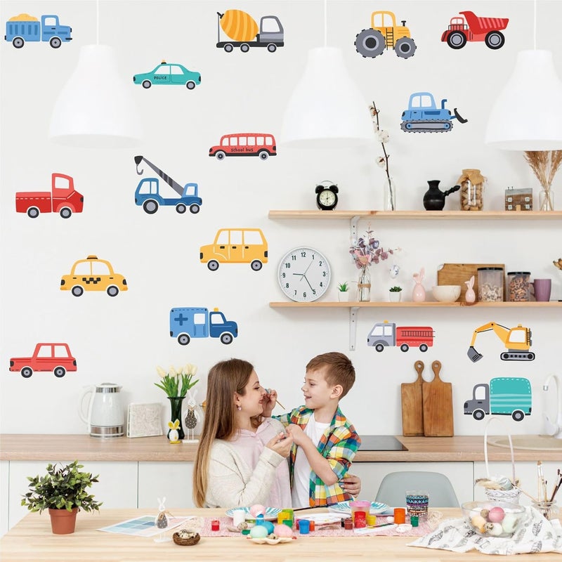 CELAENO Construction Vehicles Wall Decals - Image 1
