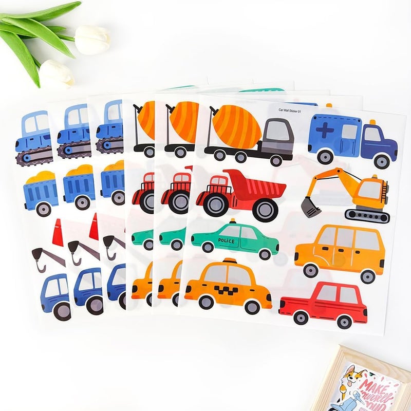 CELAENO Construction Vehicles Wall Decals - Image 4