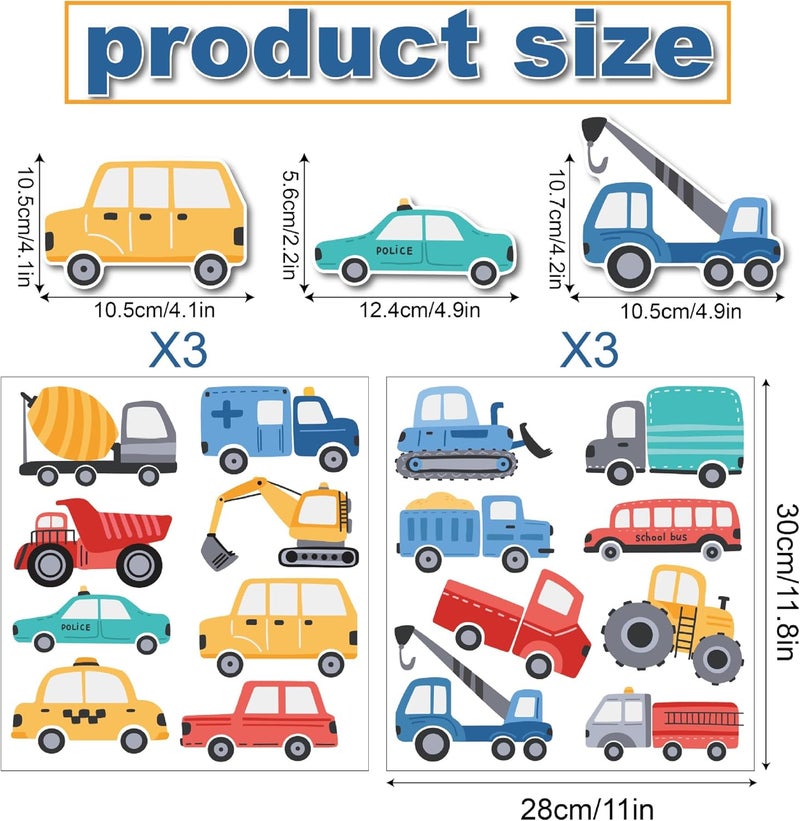 CELAENO Construction Vehicles Wall Decals - Image 5