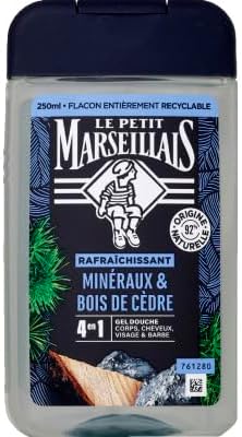 Le Petit Marseillais Mens Minerals Cedar Wood Shower Gel 250 ml