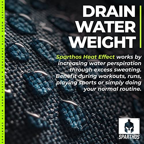 Sparthos Waist Trimmer Belt - Neoprene Waste Trainer Trainers Band for Workout, Sweat and Lose Stomach Fat - Sweet Burning Sauna Slimming Effect - Belly Tummy Weight Loss - for Men and Women (L) - Image 3