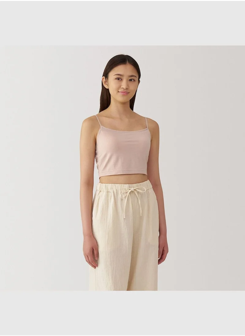 MUJI Lyocell Half Bra Camisole