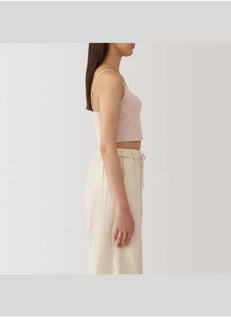 MUJI Lyocell Half Bra Camisole