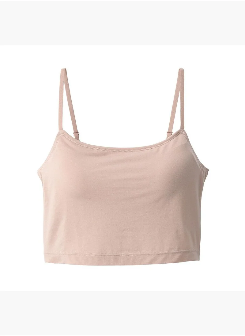 MUJI Lyocell Half Bra Camisole