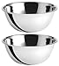 OCSParts OCS Parts 8 Quart Mixing Bowls | Set of 2 | 13.25-Inch Stainless Steel Professional Grade Flat Base Mixing Bowls for Home and Commercial Kitchens - Image 2
