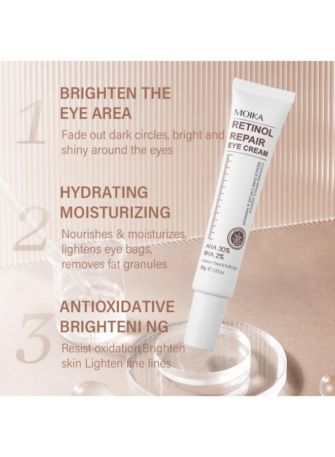 Generic Retinol Repair Eye Cream, Daily Wrinkle Cream, Anti-Aging Eye Cream with Retinol to Reduces Fine Lines, Dark Circles, Eye Bags & Puffiness and Brighten Skin, 1.5 oz (1PCS)  - Image 3
