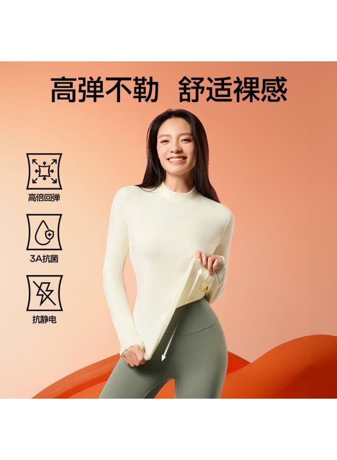 SIINSIIN Women'S Base Layer Thermal Underwear Seamless Slimming Slim-Fit Top Spring - Image 5