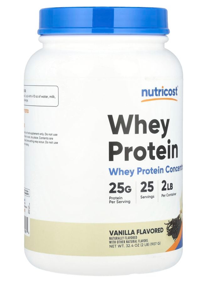 Nutricost Whey Protein Concentrate Vanilla 2 lbs (907 g) - Image 2