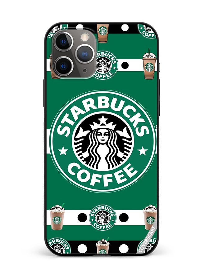 COVERSCART Protective Case Cover For Apple iPhone 11 Pro Starbucks Design Green