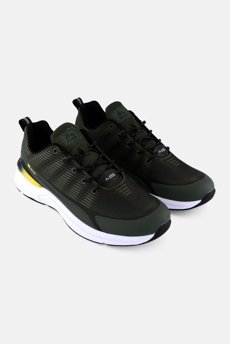 RBX Men Lace Up Outdoor Shoes, Olive - Image 1