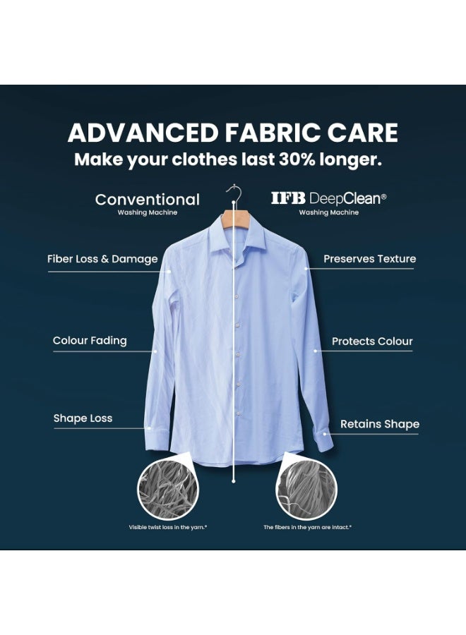 IFB غسالة ملابس IFB ذات التحميل الأمامي سعة 10 كجم، 1400 دورة في الدقيقة، تعمل بتقنية الذكاء الاصطناعي، مزودة بخاصية الغسيل بالبخار، ومحرك عاكس - طراز Executive Plus VXN 1014KH - رمادي وأبيض - Image 5