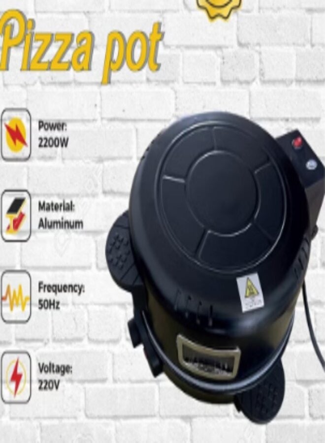 دينكس صانعة البيتزا الكهربائية هوم بيكر 30 سم 2200 وات - Image 3