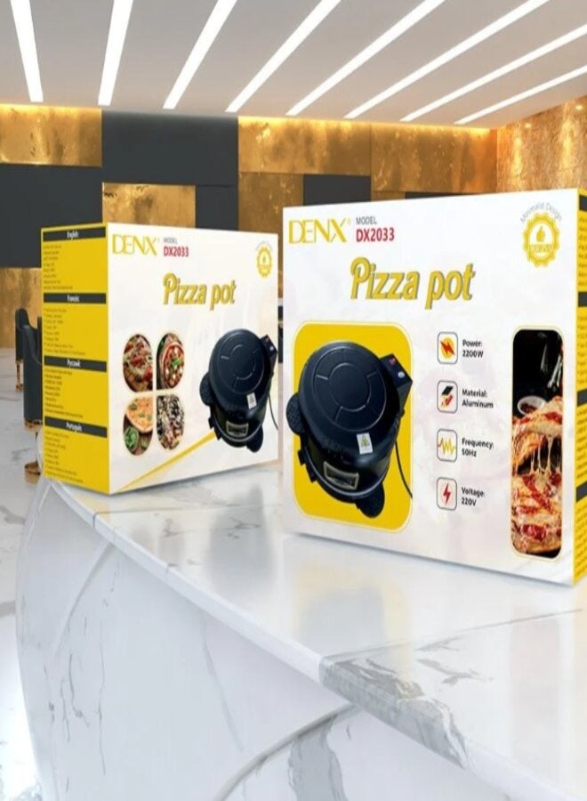 دينكس صانعة البيتزا الكهربائية هوم بيكر 30 سم 2200 وات - Image 4