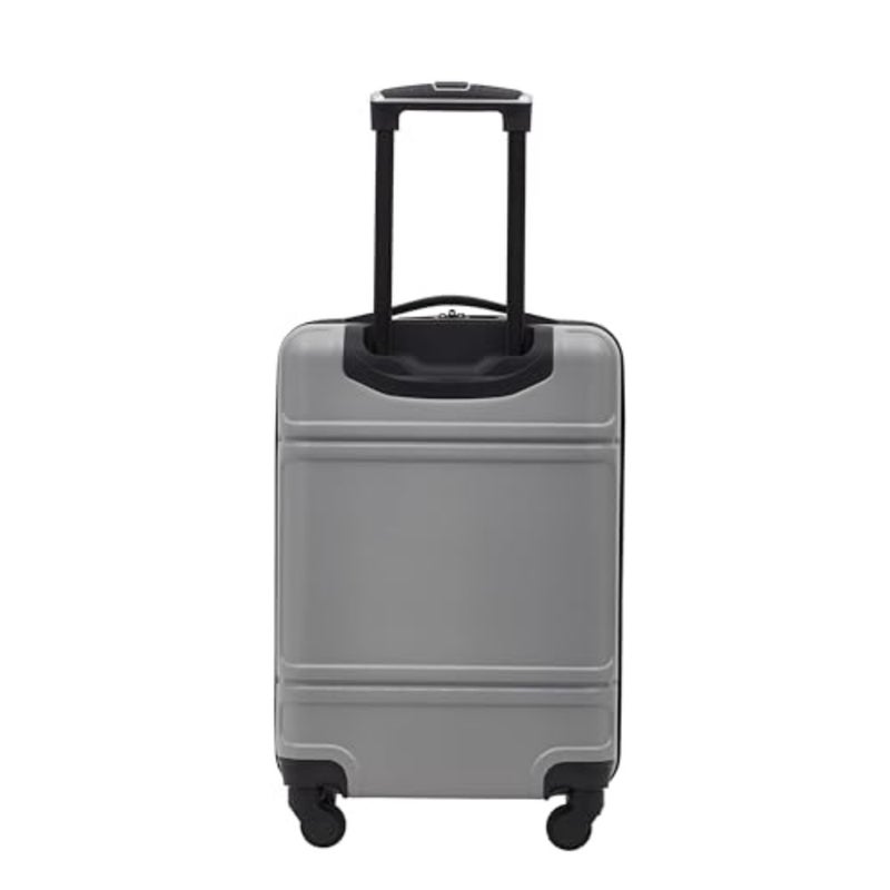 Skyline 20 Carry-on Spinner Luggage for air travel, polycarbonate shell in matte navy blue with scratch-resistant surface and 360 dual-wheel mobility - Image 4