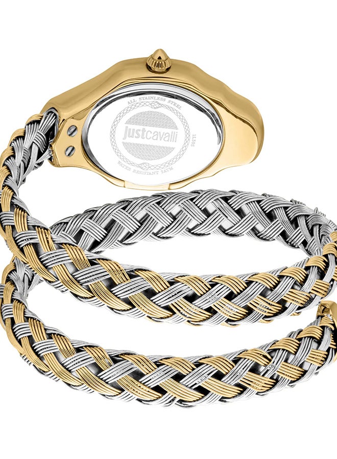 Just Cavalli Lady Snake Twined JC1L305M0055 - Stainless Steel Female Quartz 2 hands - Image 3