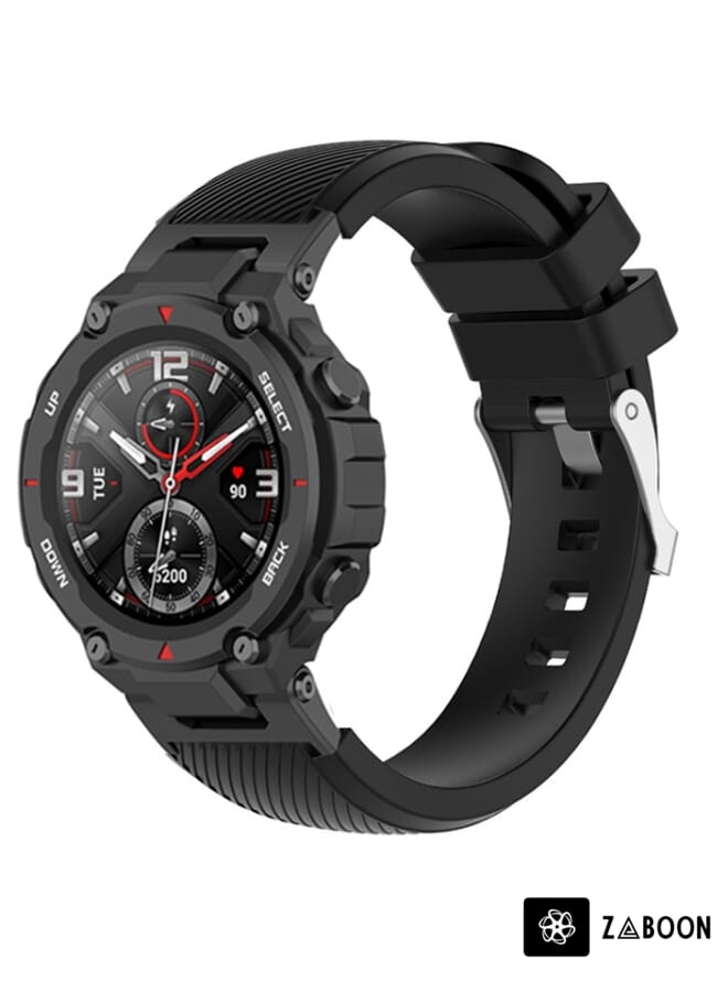 Zaboon Amazfit T-Rex / T-Rex Pro / Ares Twill Silicone Watch Band - Image 1