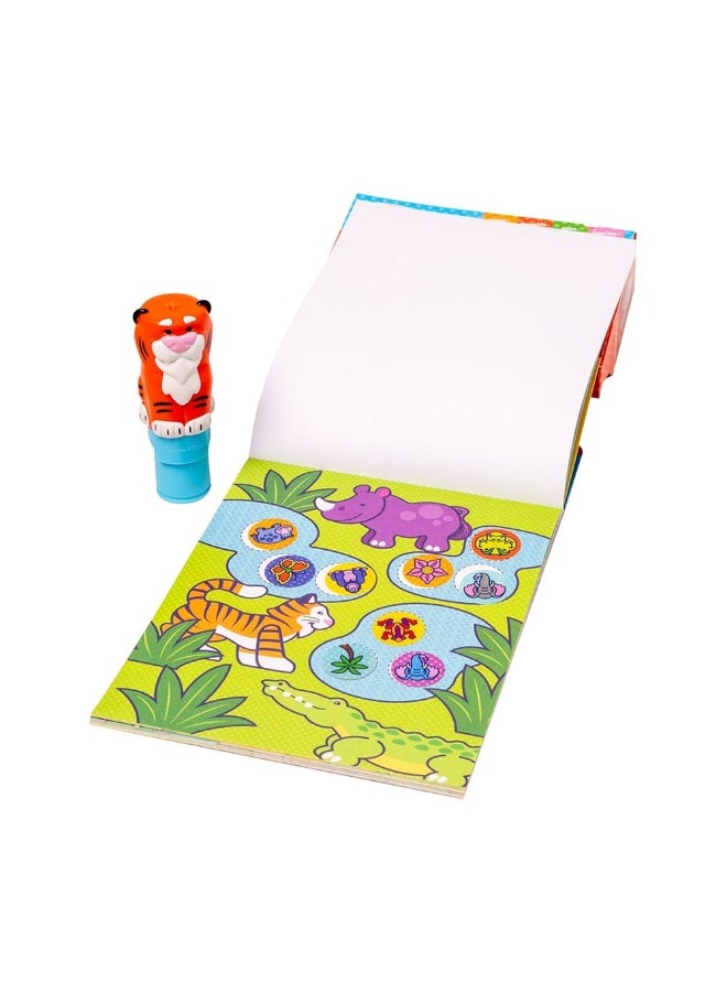 Melissa & Doug Wow Tiger Activity Pad & Sticker Stamper - Image 3