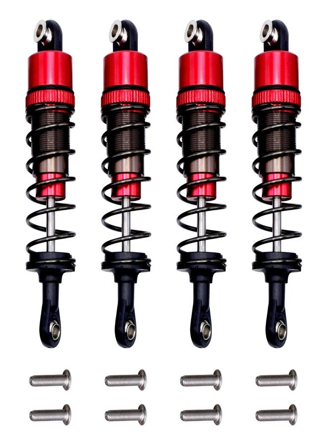 HOBOHY 70mm RC Oil Shock Absorber Damper Kit for Tamiya CC01 WR02 Axial SCX10 D90 HPI HSP 1/10 RC Car Upgrade Parts (Red) - Image 1