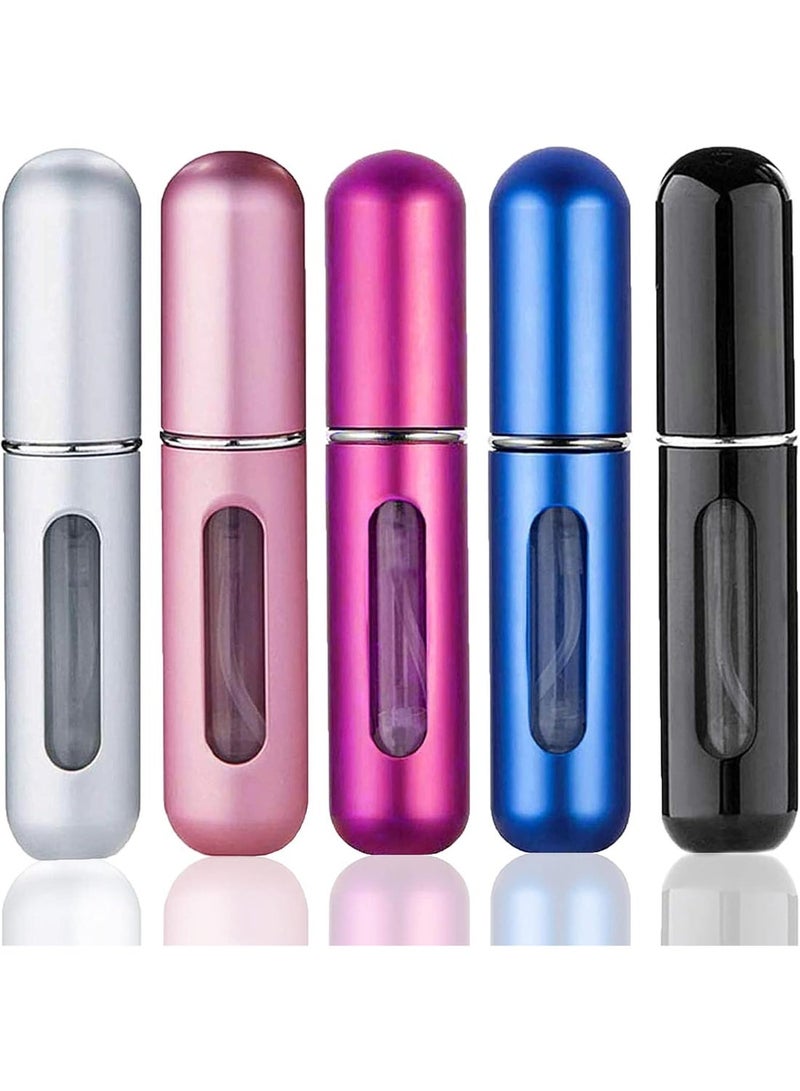 3 PCS Portable Mini Refillable Perfume Atomizer Bottle, Travel Spray Perfume Bottles, Scent Pump Case Refillable Perfume Spray -5ml - multicolour - Image 4