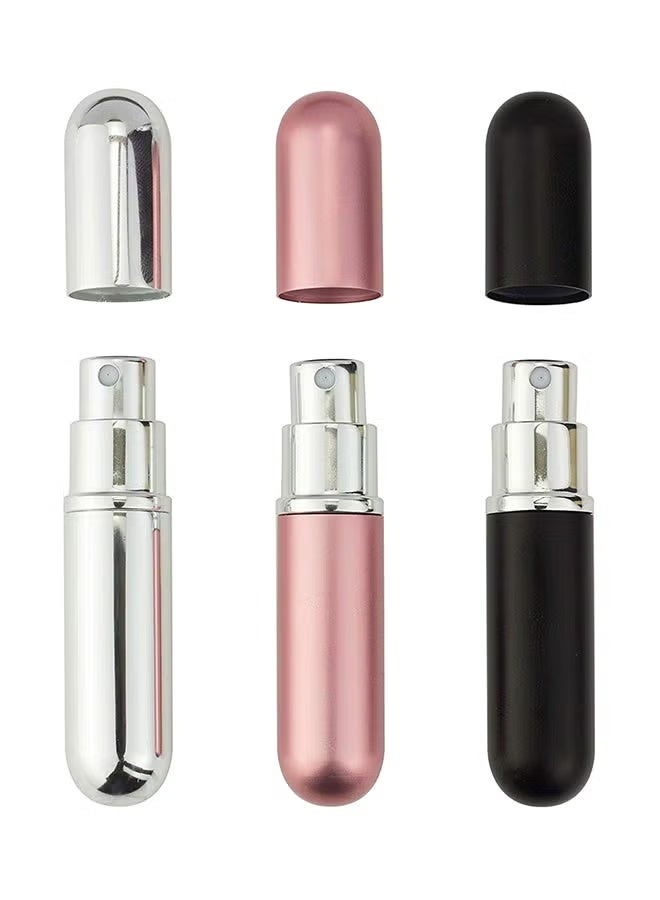 3 PCS Portable Mini Refillable Perfume Atomizer Bottle, Travel Spray Perfume Bottles, Scent Pump Case Refillable Perfume Spray -5ml - multicolour - Image 5