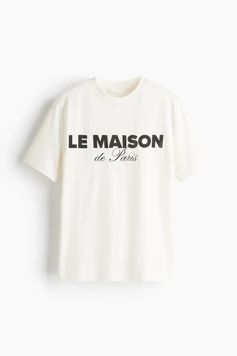 اتش اند ام تيشيرت مطبوع