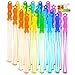 JOYIN 24 Pack 1425 Bubble Wands Assortment 6 Colors Giant Bubble Wands Party Favors Kids Summer Toys Outdoor Play Toys Games Christmas Birthday Party - Image 4
