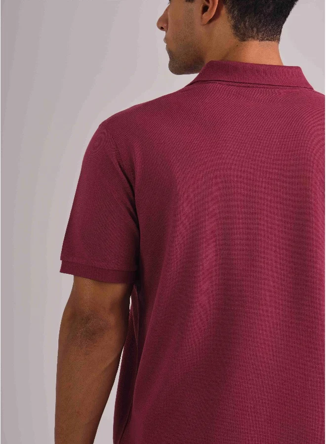 GANT Gant Regular Fit Tonal Shield Short Sleeve Polo