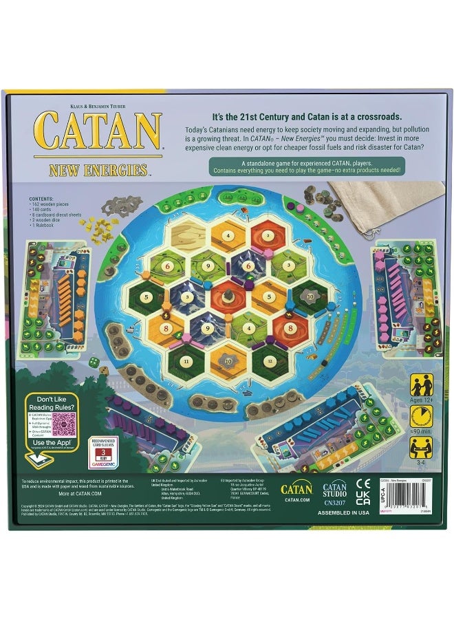 CATAN New Energies Board Game - Sustainable Resources & Strategy, Classic Gameplay with Modern Twist! - Image 2