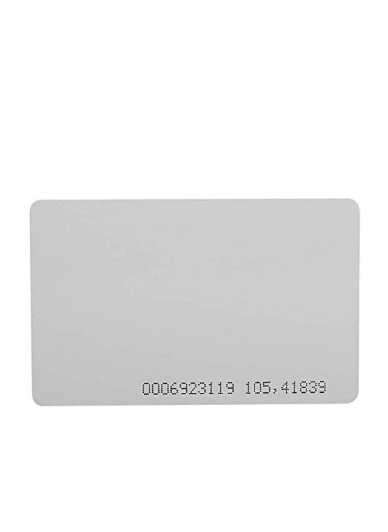 Bluefield - RF Proximity Cards for Access Control With Serial Number (White, Pack of 6) This Card Does Not Work Directly However If You Enter The Program Code It Will Start Working - Image 1