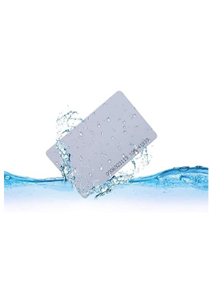 Bluefield - RF Proximity Cards for Access Control With Serial Number (White, Pack of 6) This Card Does Not Work Directly However If You Enter The Program Code It Will Start Working - Image 1
