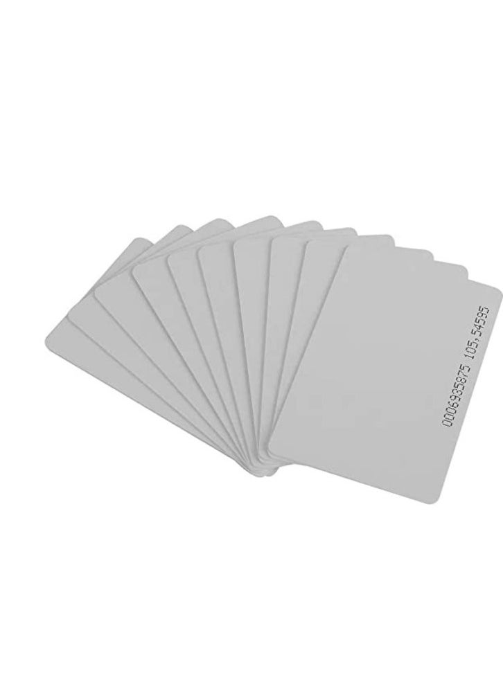Bluefield - RF Proximity Cards for Access Control With Serial Number (White, Pack of 6) This Card Does Not Work Directly However If You Enter The Program Code It Will Start Working - Image 1
