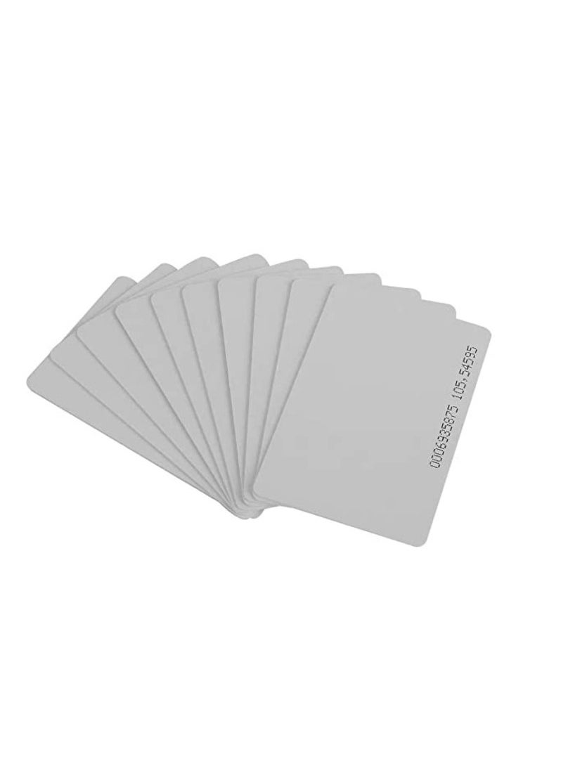 Bluefield - RF Proximity Cards for Access Control With Serial Number (White, Pack of 6) This Card Does Not Work Directly However If You Enter The Program Code It Will Start Working - Image 1