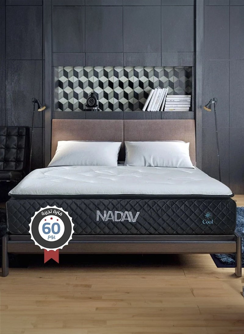 NADAV Alaska Cool Touch Foam Mattress, Fits 200×200 cm Bed, Extra Thickness 29 cm - Image 1