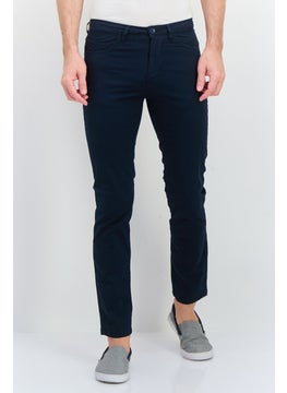 Sorbino Men Regular Fit Solid Chino Pants, Navy  - Image 1