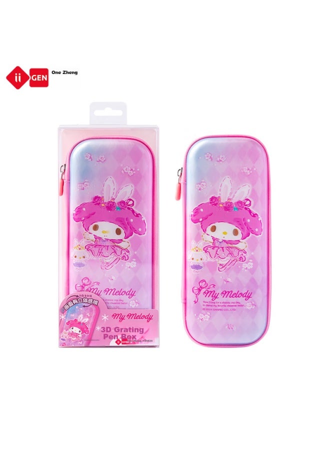 One Is Yizheng Pencil Case, Stationery Box, Student Supplies, Creative Cartoon Cute High-value Sanrio 3d Pencil Case, Large Capacity Student Storage, Melody Grating Yz9820 - Image 2