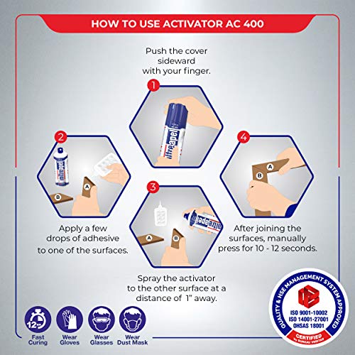 mitreapel Activator (2 x 13.5 fl oz) Spray Accelerator for CA Super Glues (2 Pack) - Image 2